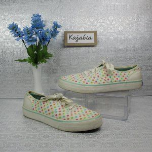 KEDS Polka Dot Print Sneakers Size 8
